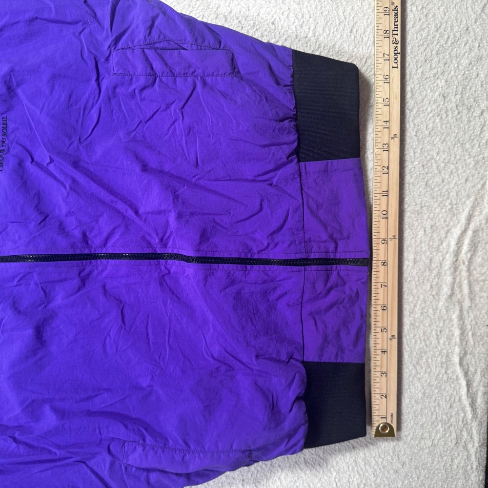 Vision Cirque du Soleil Saltimbanco Jacket Mens Medium Purple Vintage 90s Good - Picture 7 of 11